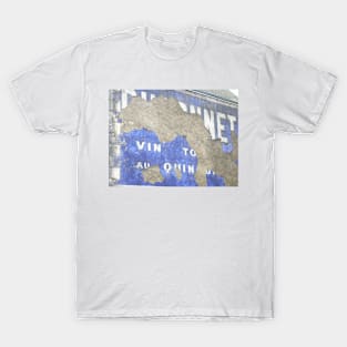 French painted advertising sign T-Shirt